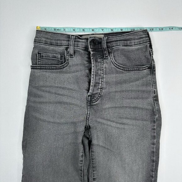 Everlane Women’s Black High-Rise Slim‎ Straight Minimalist Jean W23-25/L27.6 - Picture 7 of 11